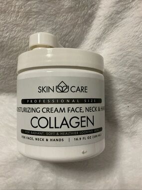 Skin Care Collagen Moisturizing Cream — White